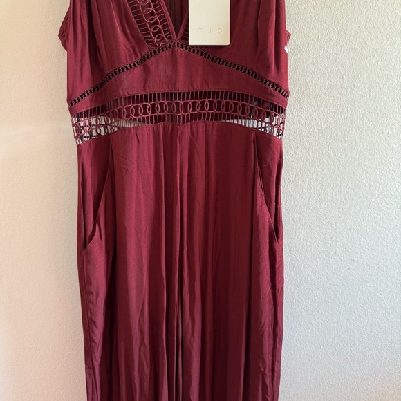 NWT The Jetset Diaries Whistler Fire Brick Jumpsuit Medium - Picture 7 of 15